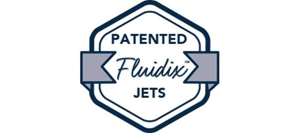 A logo of fluidix jets is shown.